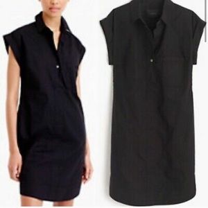 J. Crew Black Short Sleeve Shirtsress